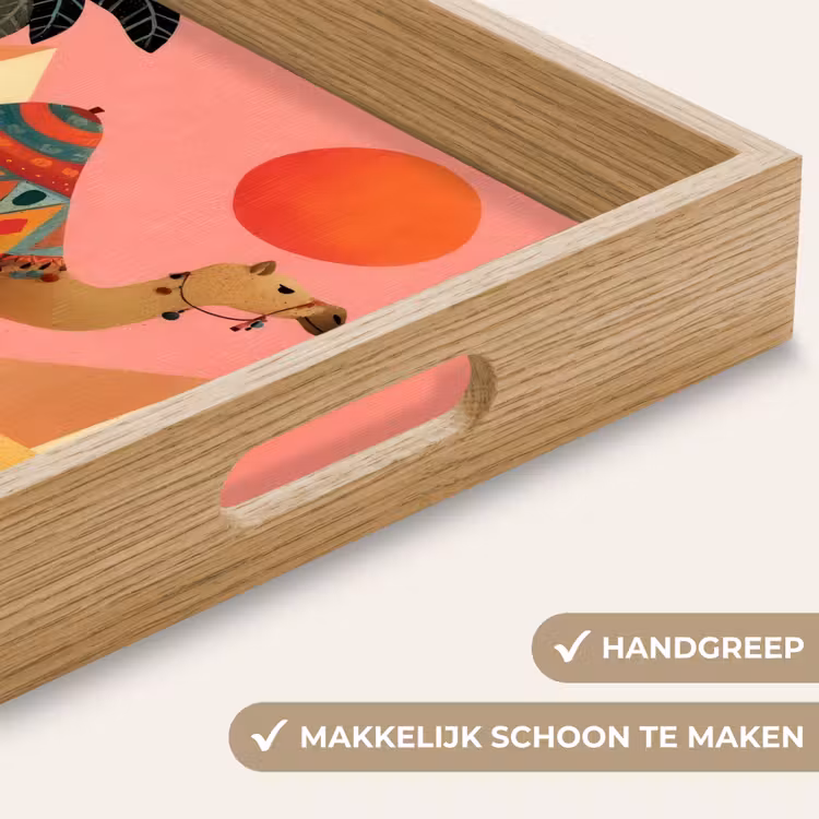 Dienblad - Kameel - Pyramides - Rode zon — 5