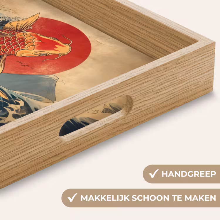 Dienblad - Koi - Zee - Golven - Zon — 5
