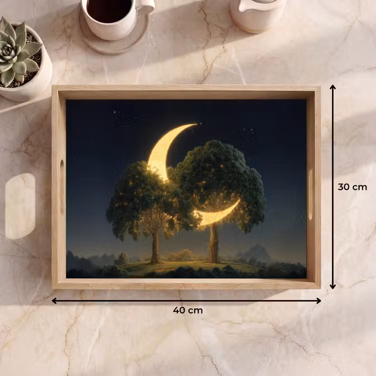Dienblad - Maan - Bomen - Rust — 9