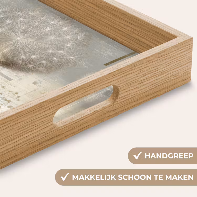 Dienblad - Pluis - Vrouw - Beige — 5