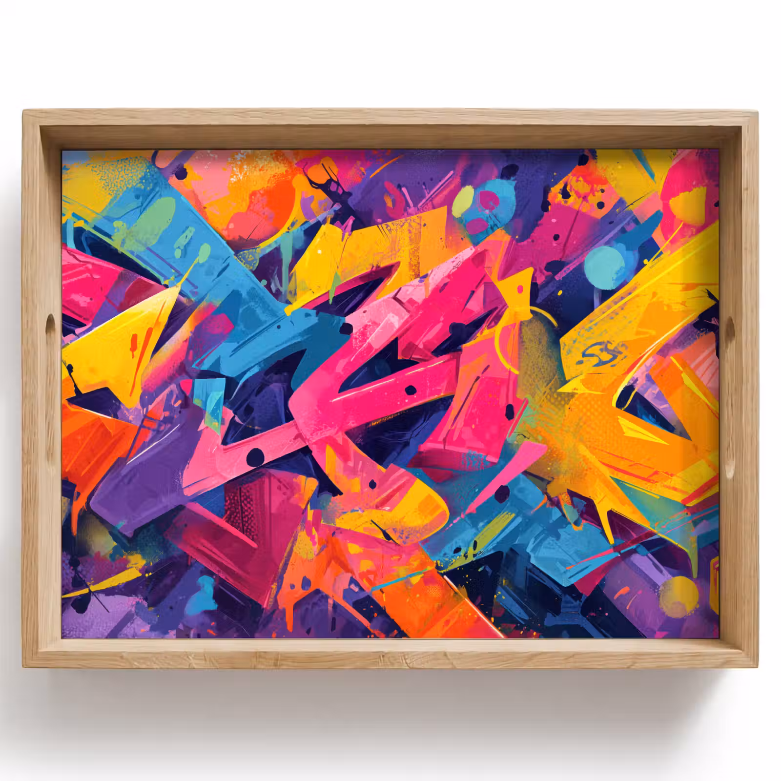Dienblad - Abstract - Vormen - Kleurrijk — 1