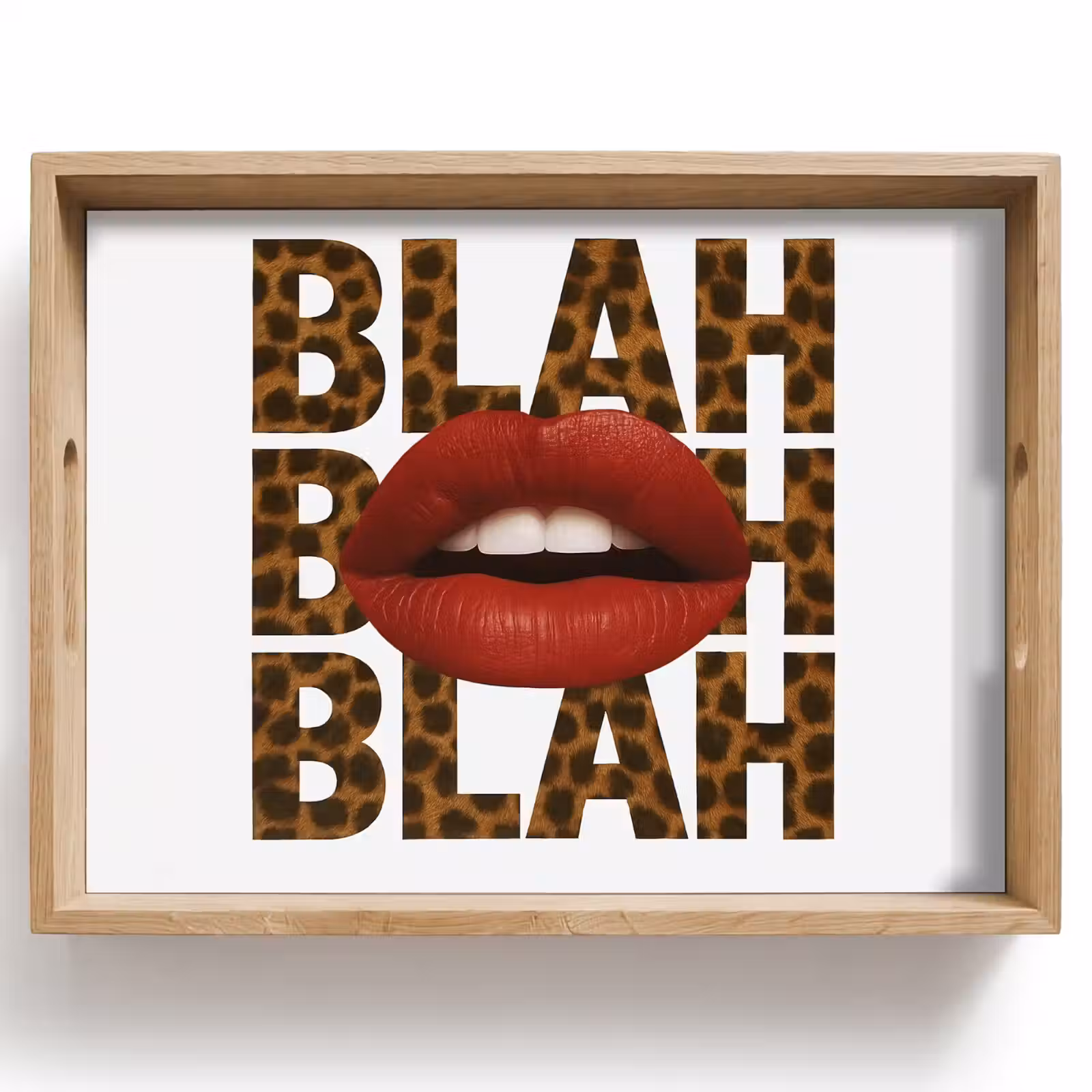 Dienblad - Lip - Rood - Quote — 1