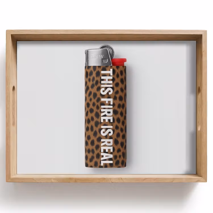Dienblad - Aansteker - Quote - Panterprint — 1