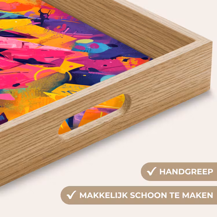 Dienblad - Abstract - Vormen - Kleurrijk — 5