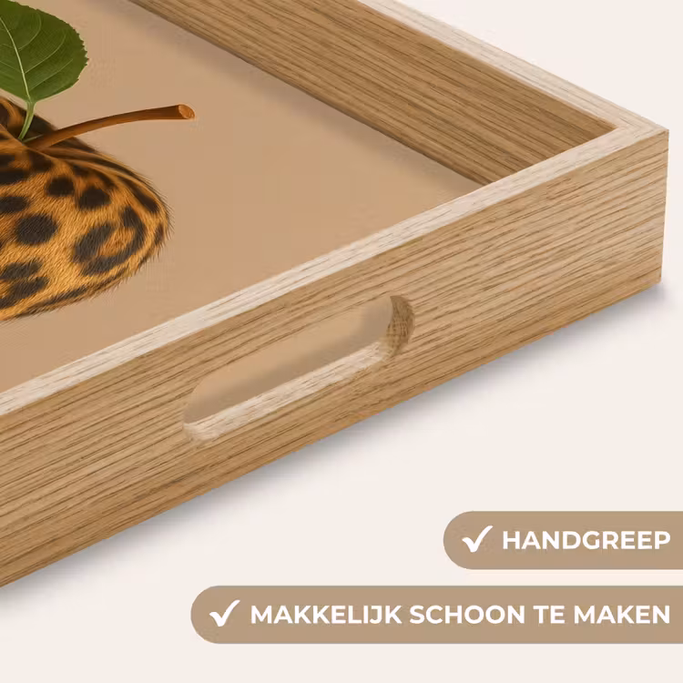 Dienblad - Appel - Panter - Blaadje - Groen — 5