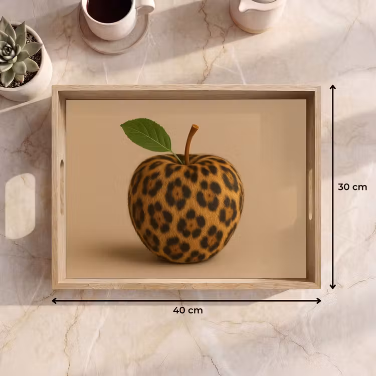 Dienblad - Appel - Panter - Blaadje - Groen — 9