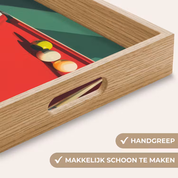 Dienblad - Biljarttafel - Ballen - Rood - Schaduw — 5
