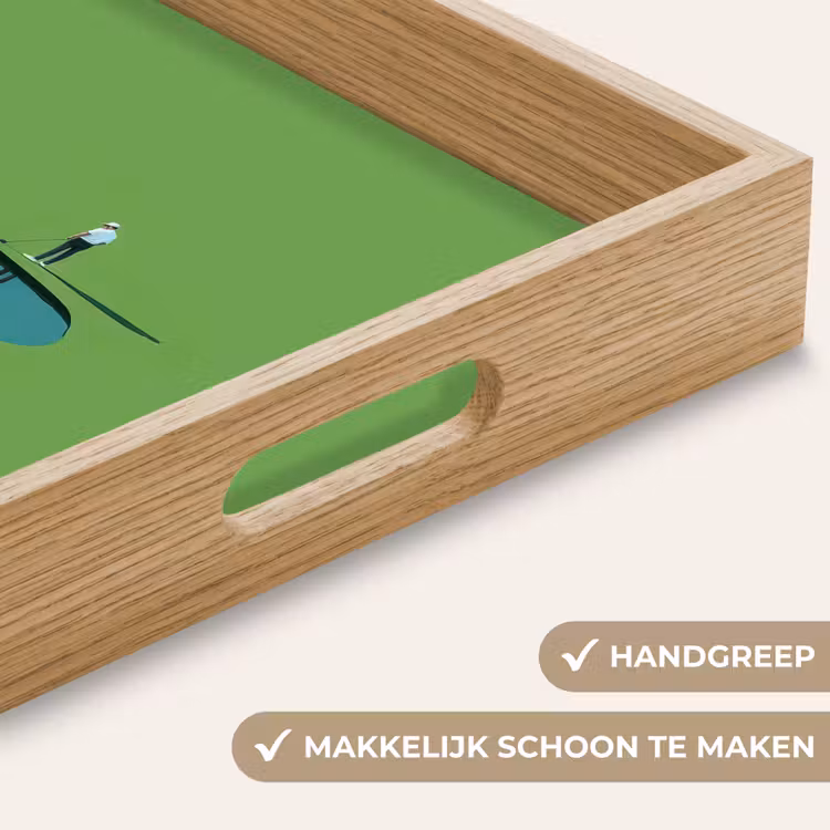 Dienblad - Persoon - Golf - Water - Blauw — 5