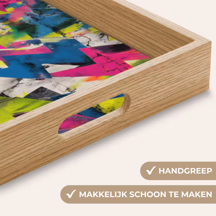 Dienblad - Bliksemschichten - Patroon - Marmer - Kleuren — 5