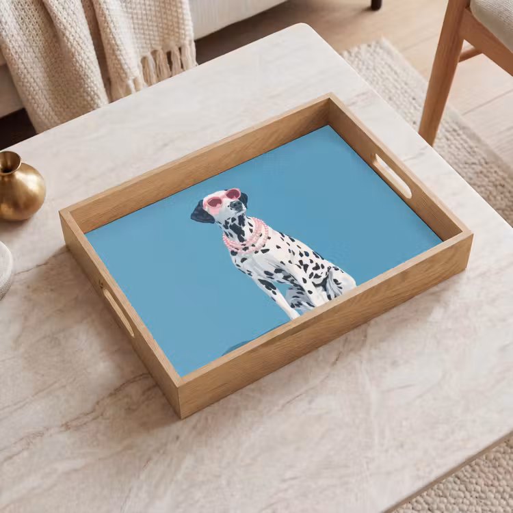 Dienblad - Dalmatiër - Zonnebril - Blauw — 2