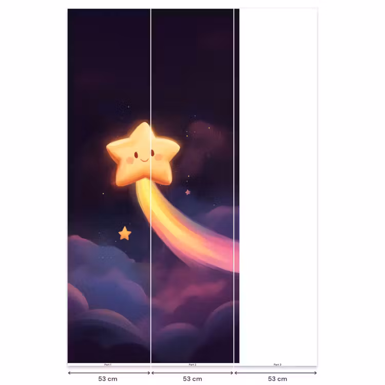 Behang - Ster - Gezichtje - Lichtgevend — 6