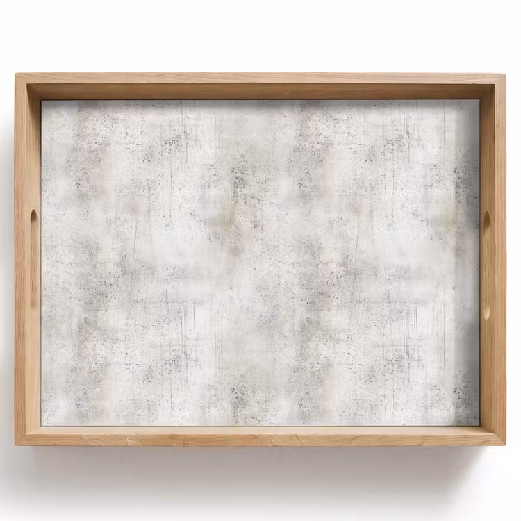 Dienblad - Grijs - Beton - Verweerd — 1
