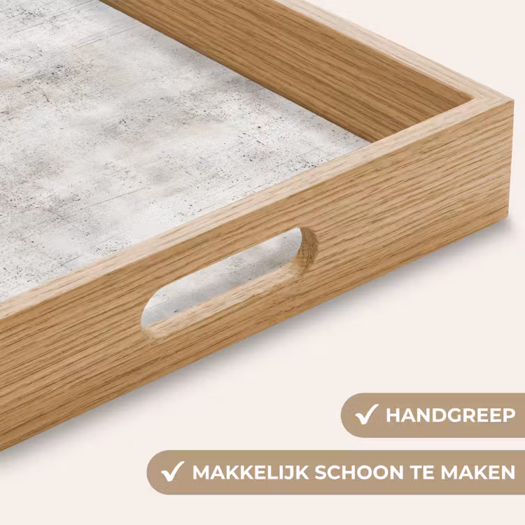 Dienblad - Grijs - Beton - Verweerd — 5