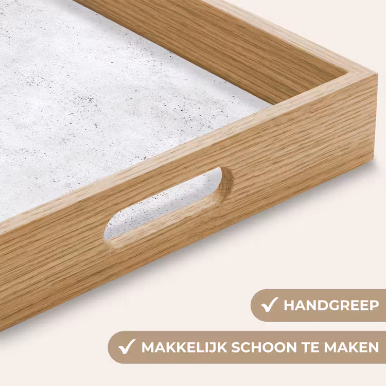 Dienblad - Lichtgrijs - Betonstructuur - Subtiel — 5