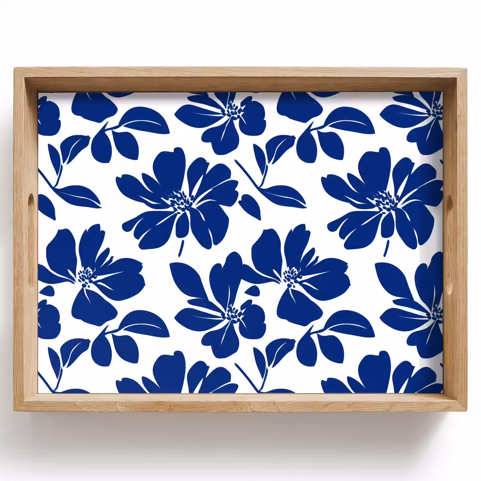 Dienblad - Floraal - Modern - Blauw — 1