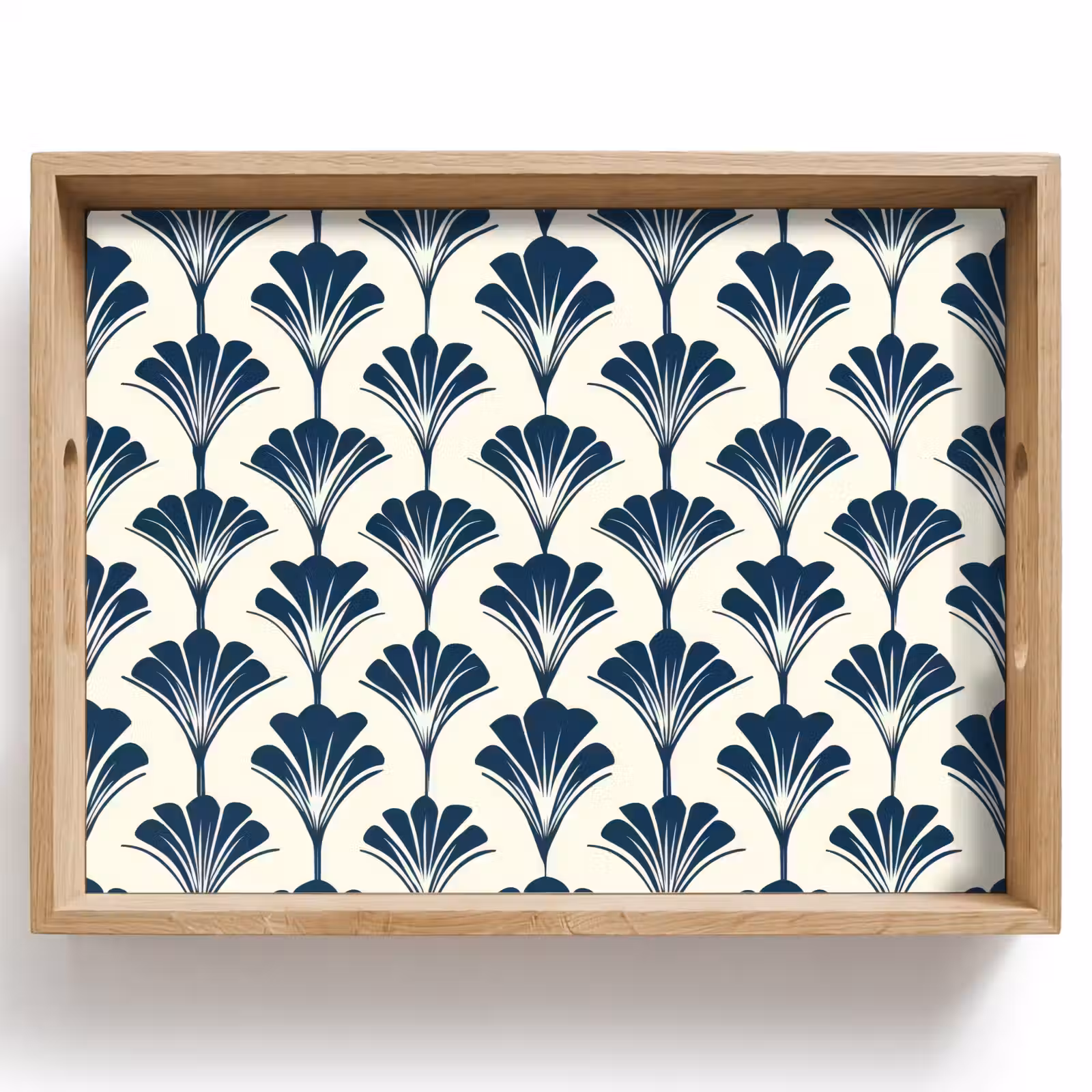 Dienblad - Klassiek - Motief - Blauw — 1