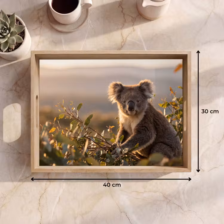 Dienblad - Koala - Bladeren - Ochtendlicht — 9