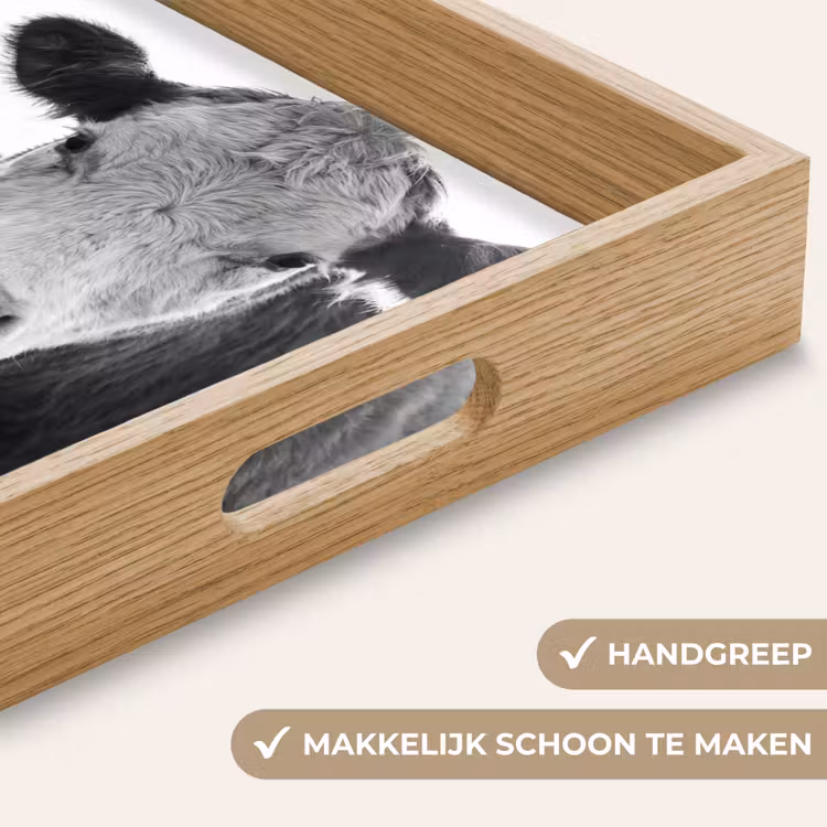 Dienblad - Koeien - Zwart - Wit — 5