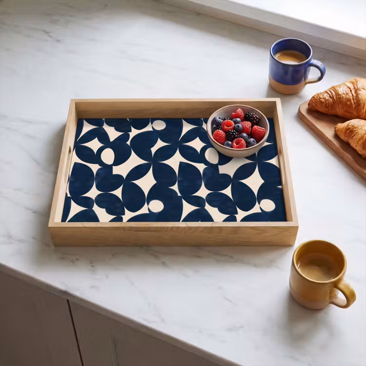 Dienblad - Modern - Geometrisch - Blauw — 4