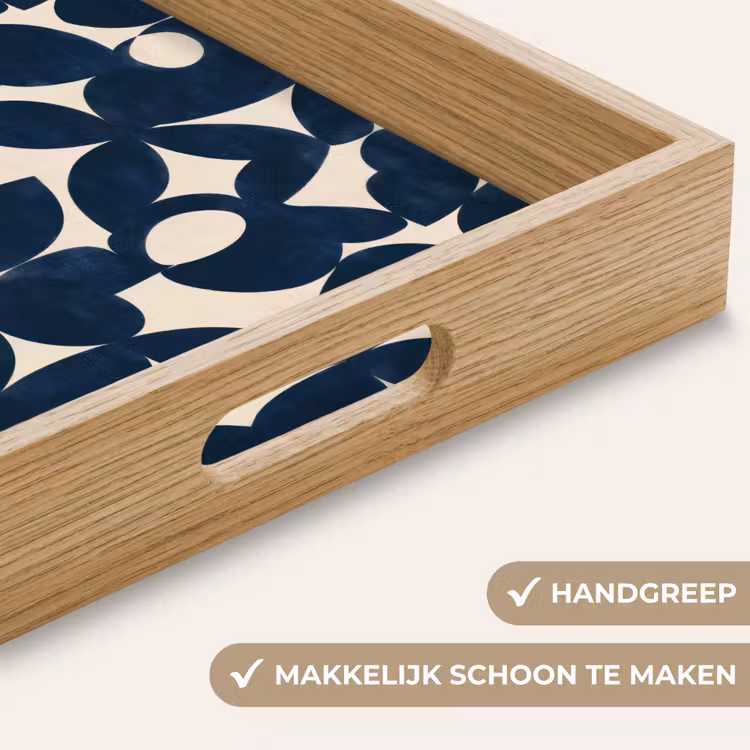 Dienblad - Modern - Geometrisch - Blauw — 5