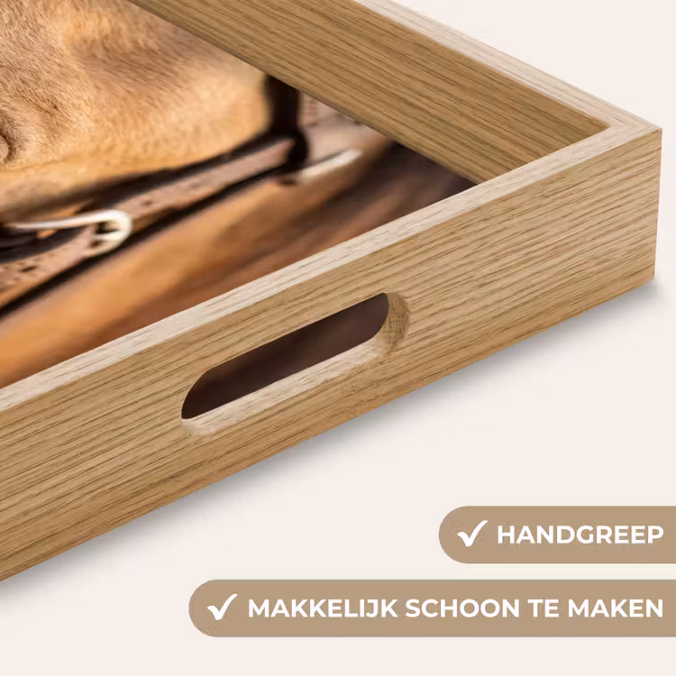 Dienblad - Paard - Oog - Bruin — 5