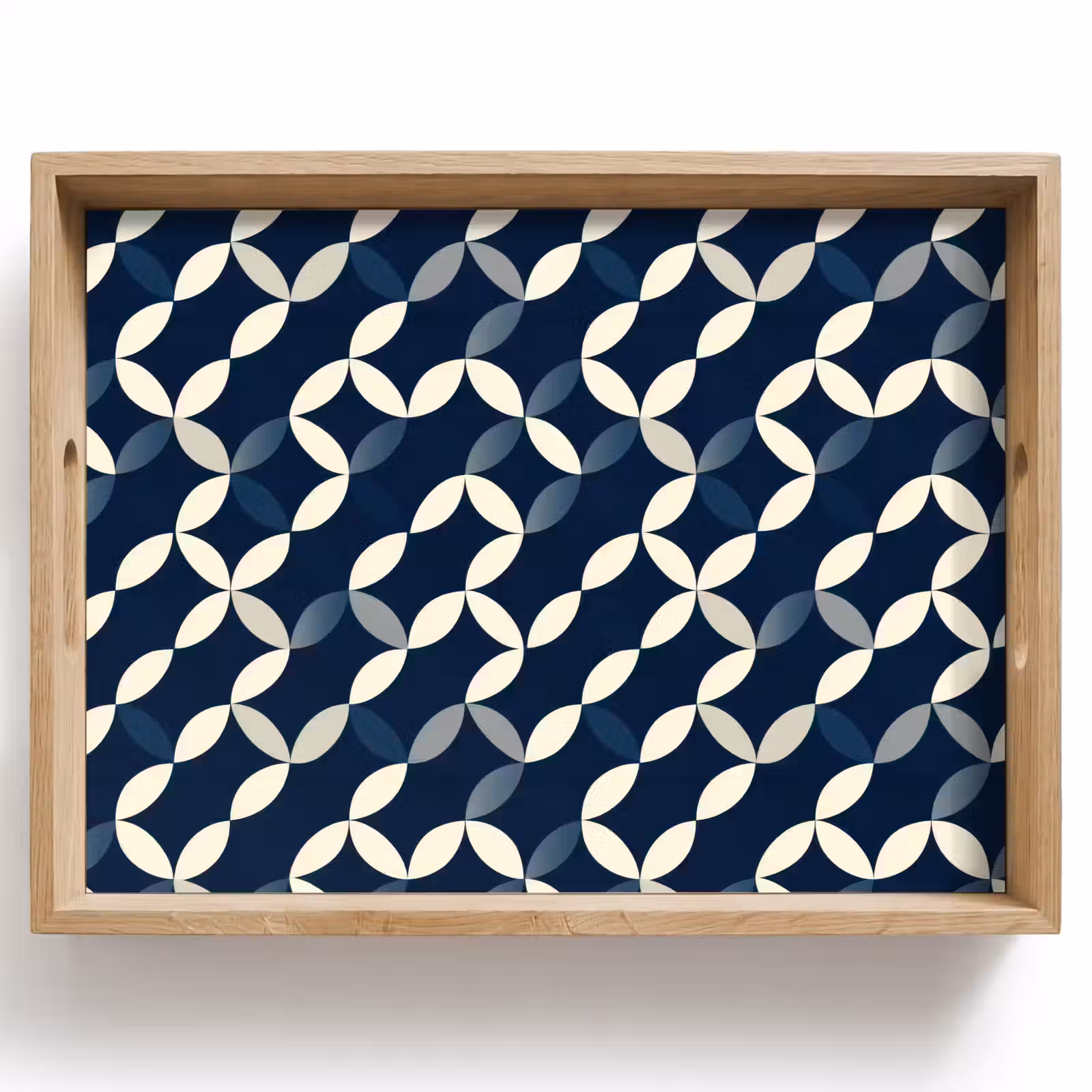 Dienblad - Abstract - Patroon - Blauw — 1