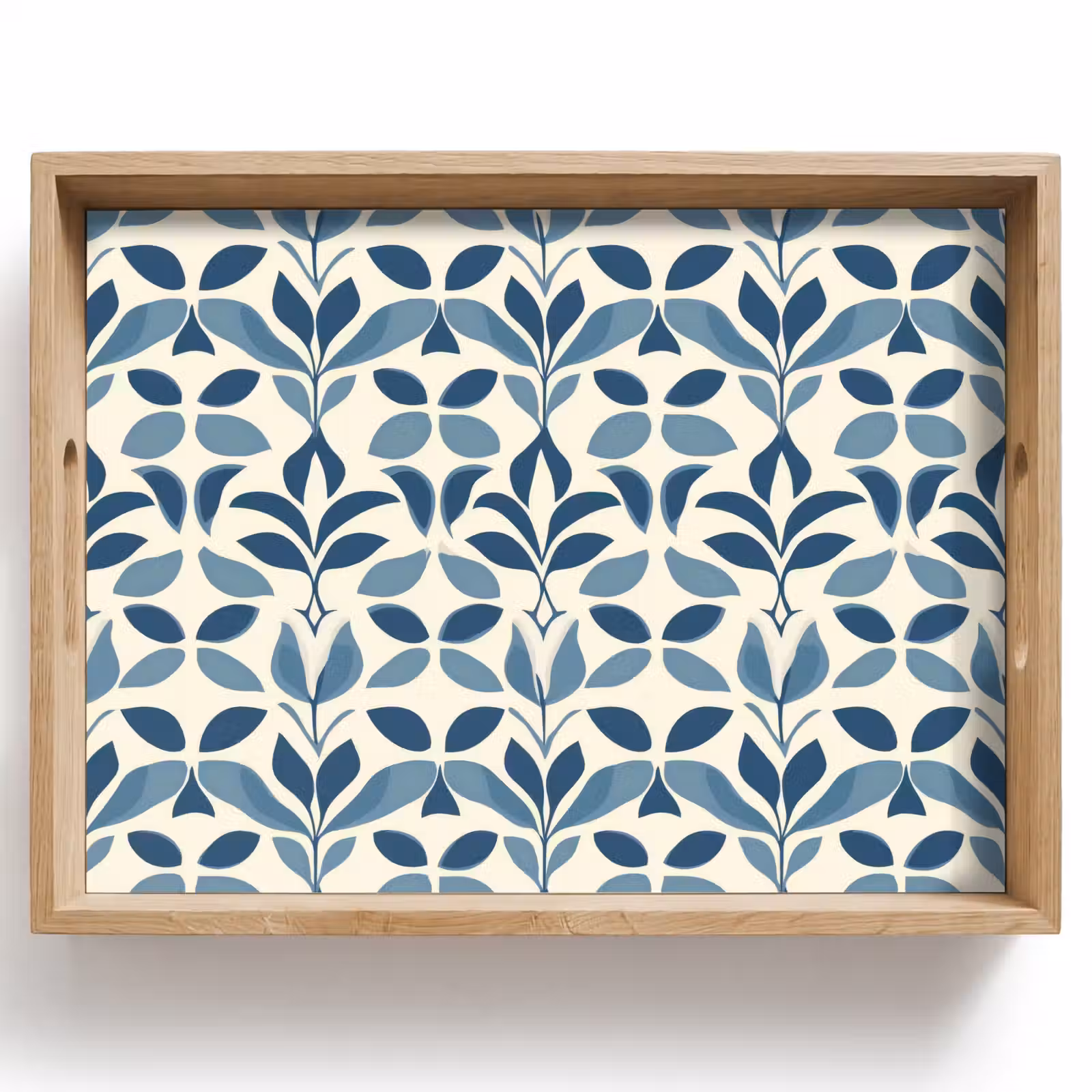 Dienblad - Flora - Modern - Blauw — 1