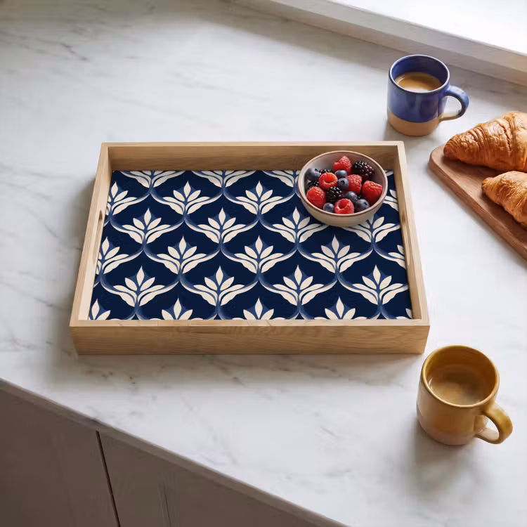 Dienblad - Modern - Ontwerp - Blauw — 4