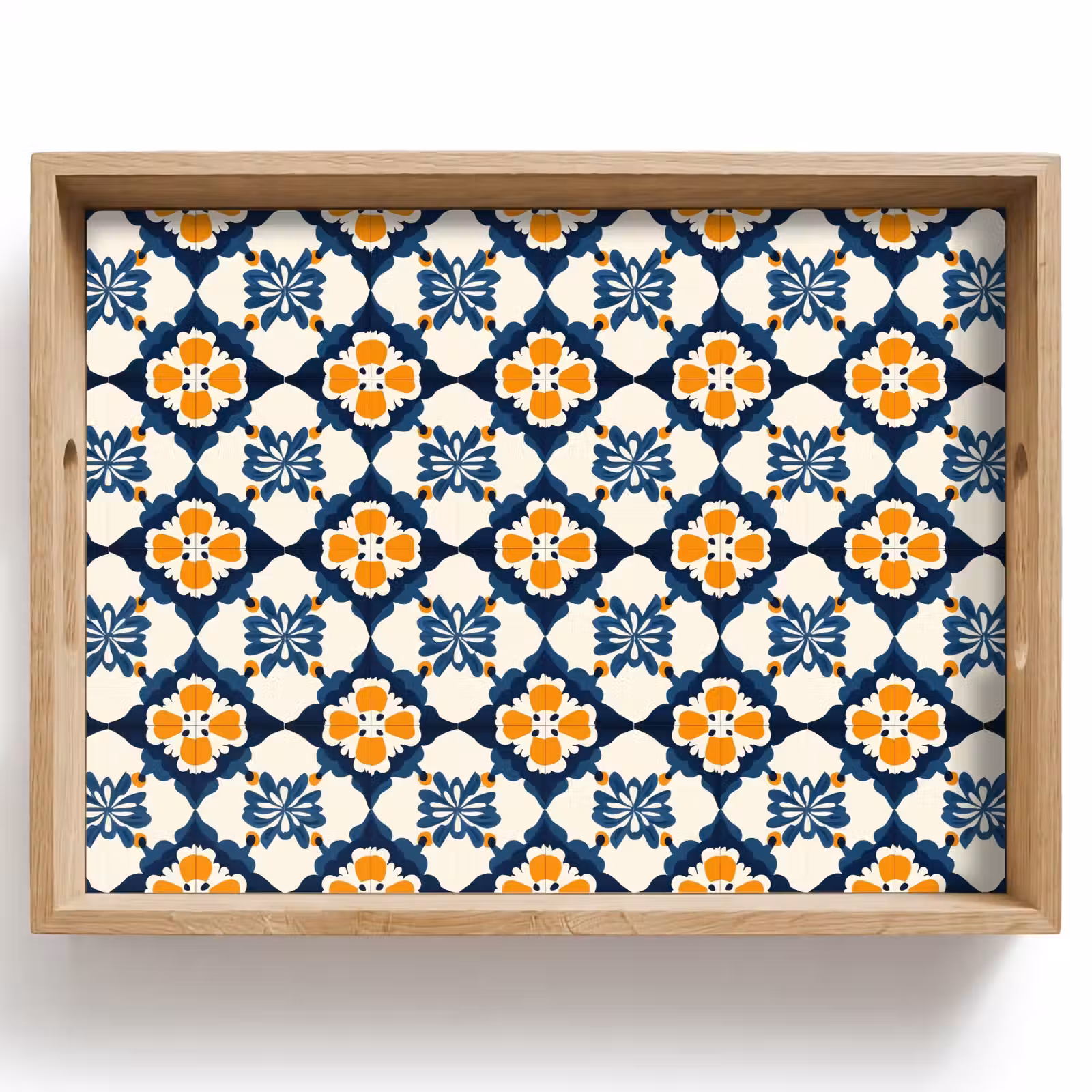 Dienblad - Klassiek - Geometrisch - Blauw — 1