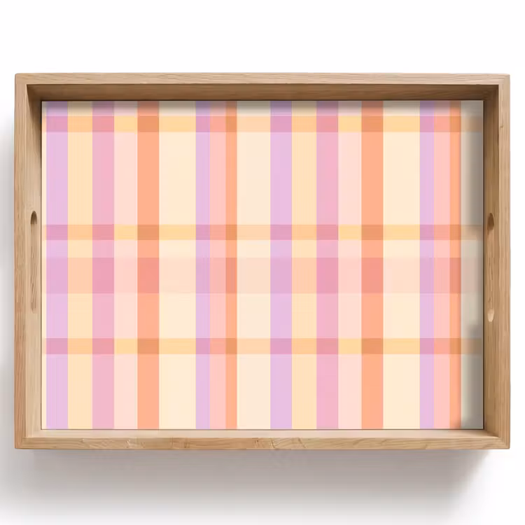 Dienblad - Pastel - uitpatroon - Geometrisch — 1