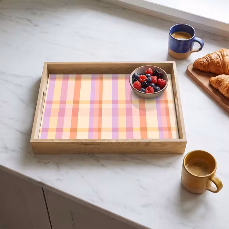 Dienblad - Pastel - uitpatroon - Geometrisch — 4