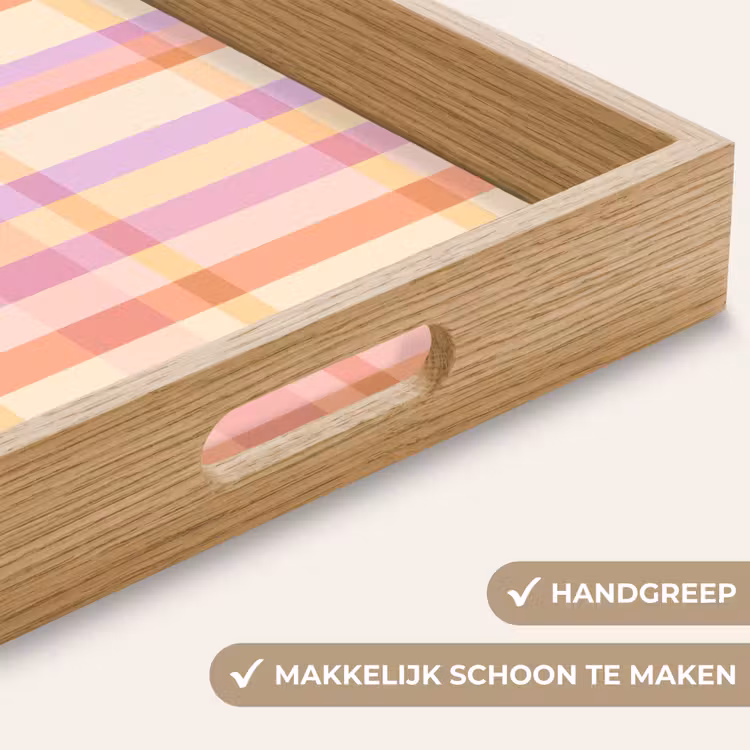 Dienblad - Pastel - uitpatroon - Geometrisch — 5