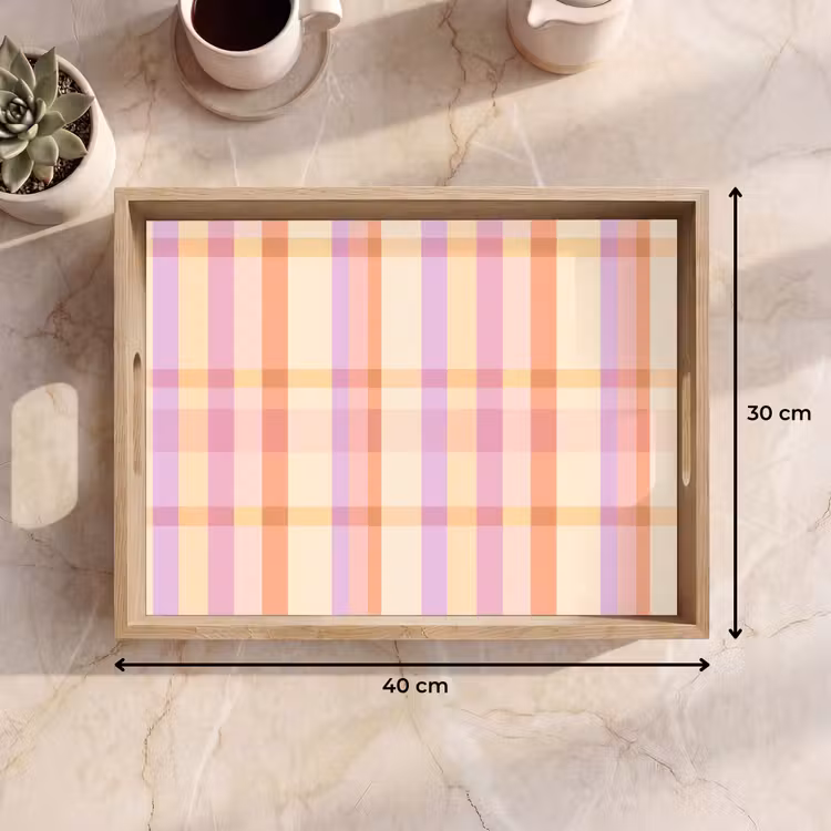 Dienblad - Pastel - uitpatroon - Geometrisch — 9