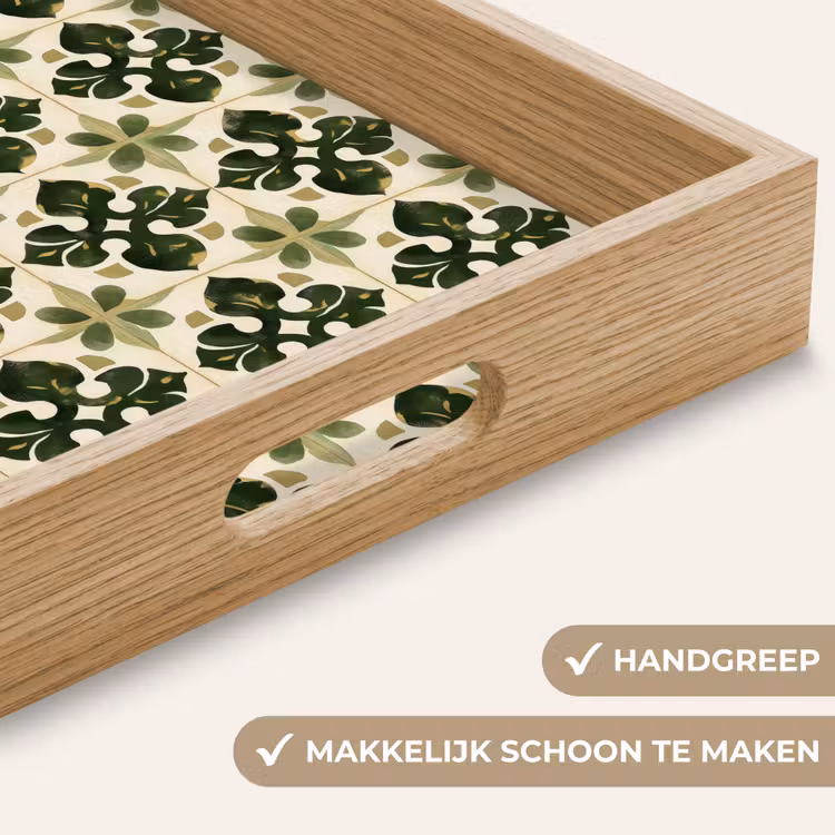 Dienblad - Patroon - Tegel - Groen — 5
