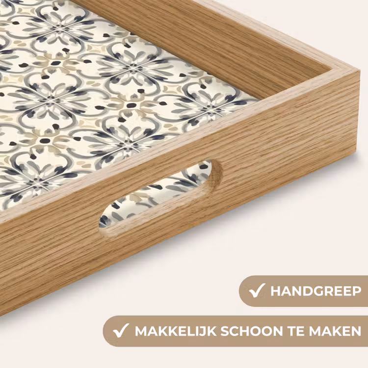Dienblad - Floraal - Patroon - Kleurrijk — 5