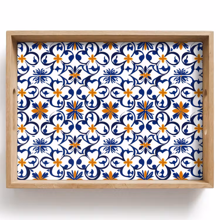 Dienblad - Patroon - Modern - Kleurrijk — 1