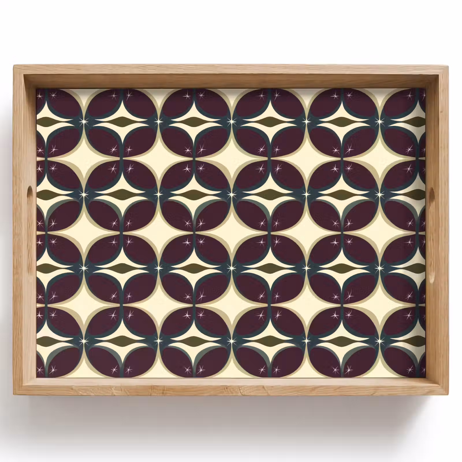 Dienblad - Cirkel - Retro - Kleurrijk — 1