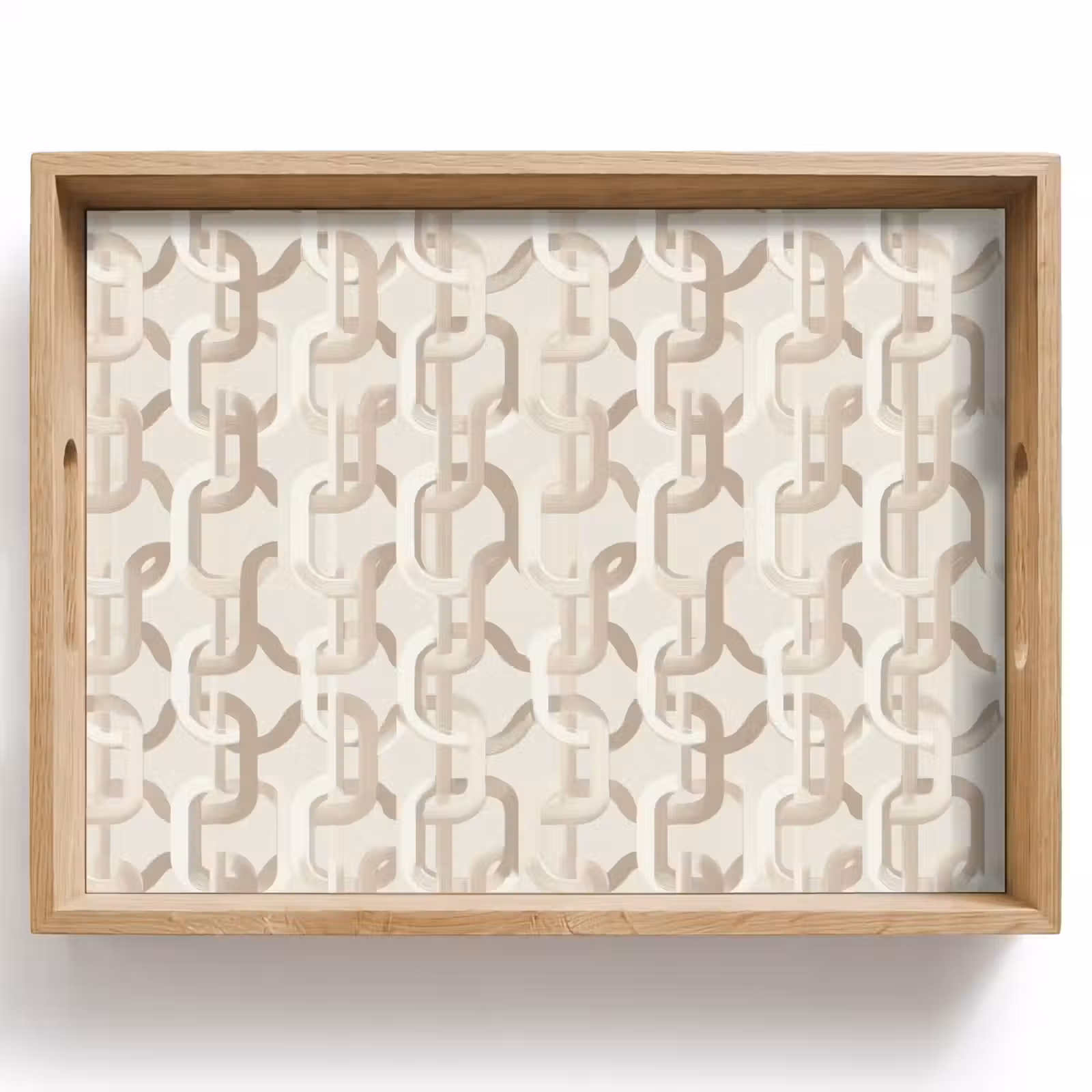 Dienblad - Motief - Abstract - Beige — 1
