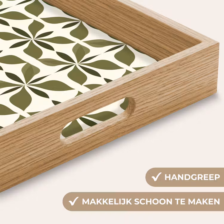 Dienblad - Botanisch - Retro - Groen — 5