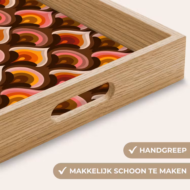 Dienblad - Patroon - Retro - Kleurrijk — 5
