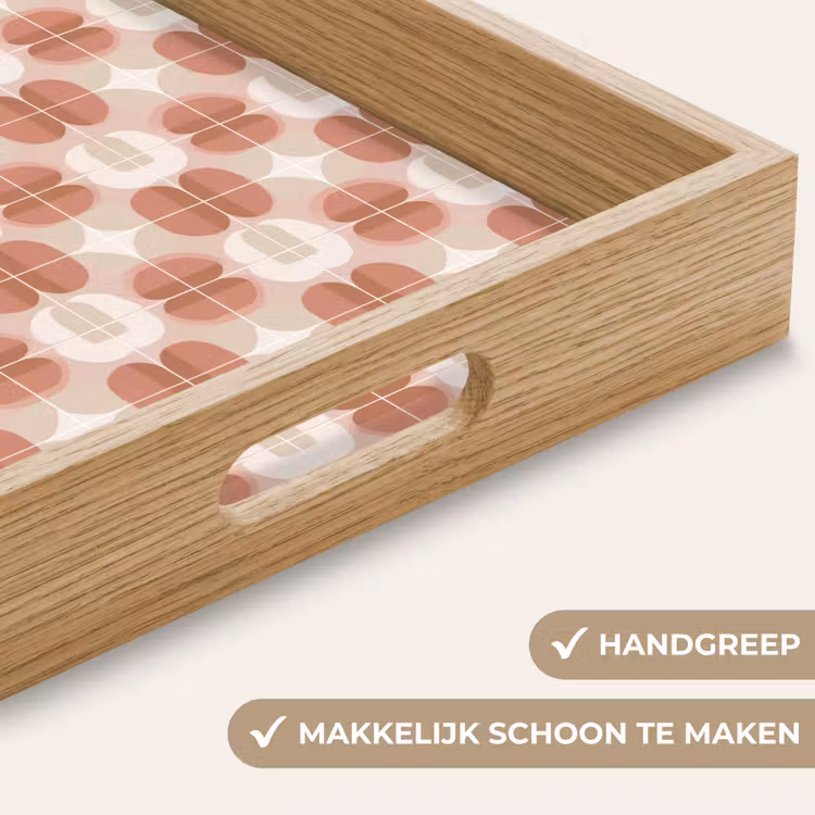 Dienblad - Retro - Klassiek - Roze — 5