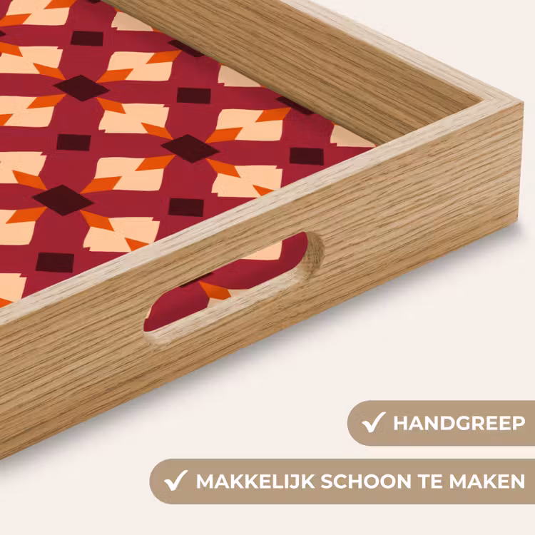 Dienblad - Retro - Patroon - Kleurrijk — 5