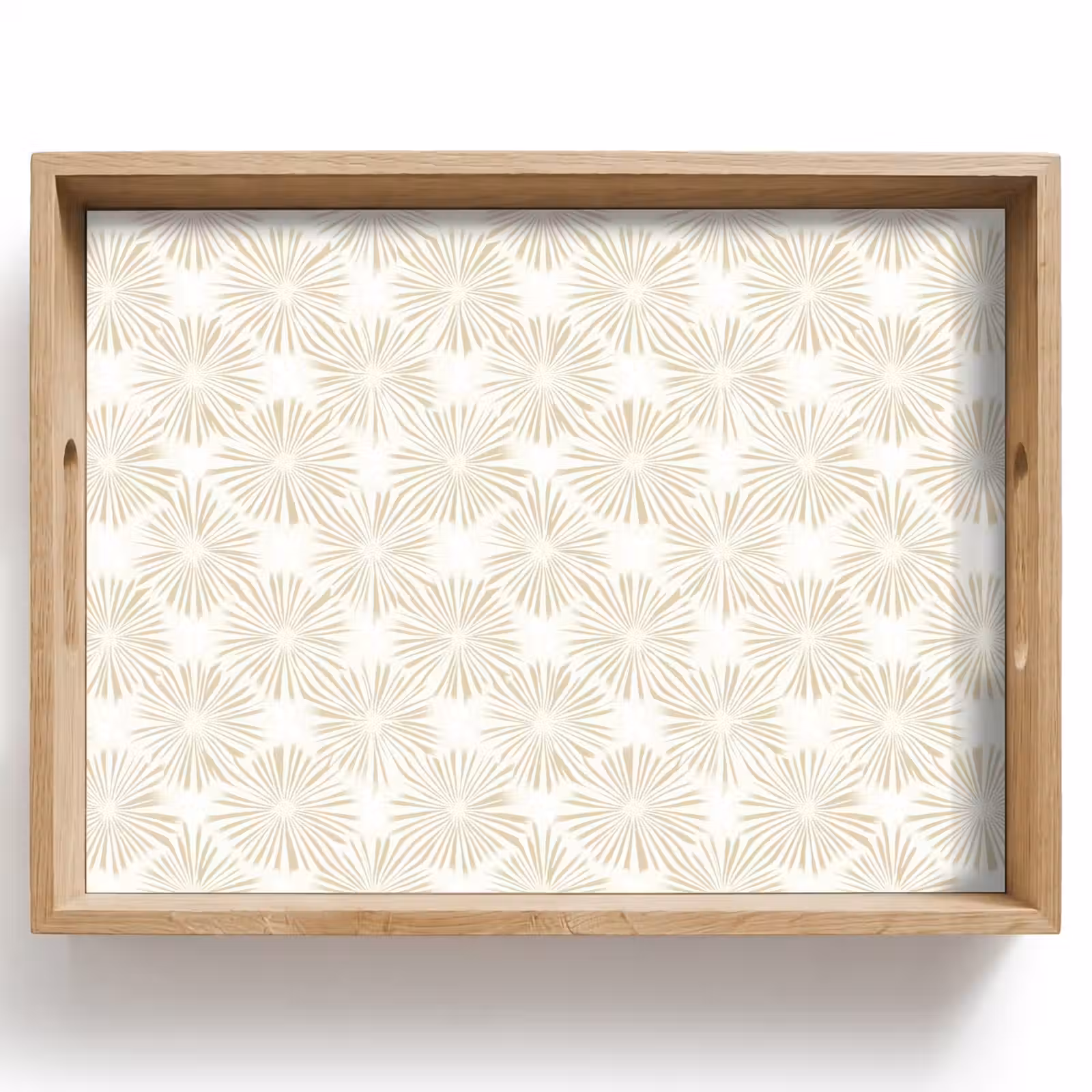 Dienblad - Abstract - Motief - Beige — 1