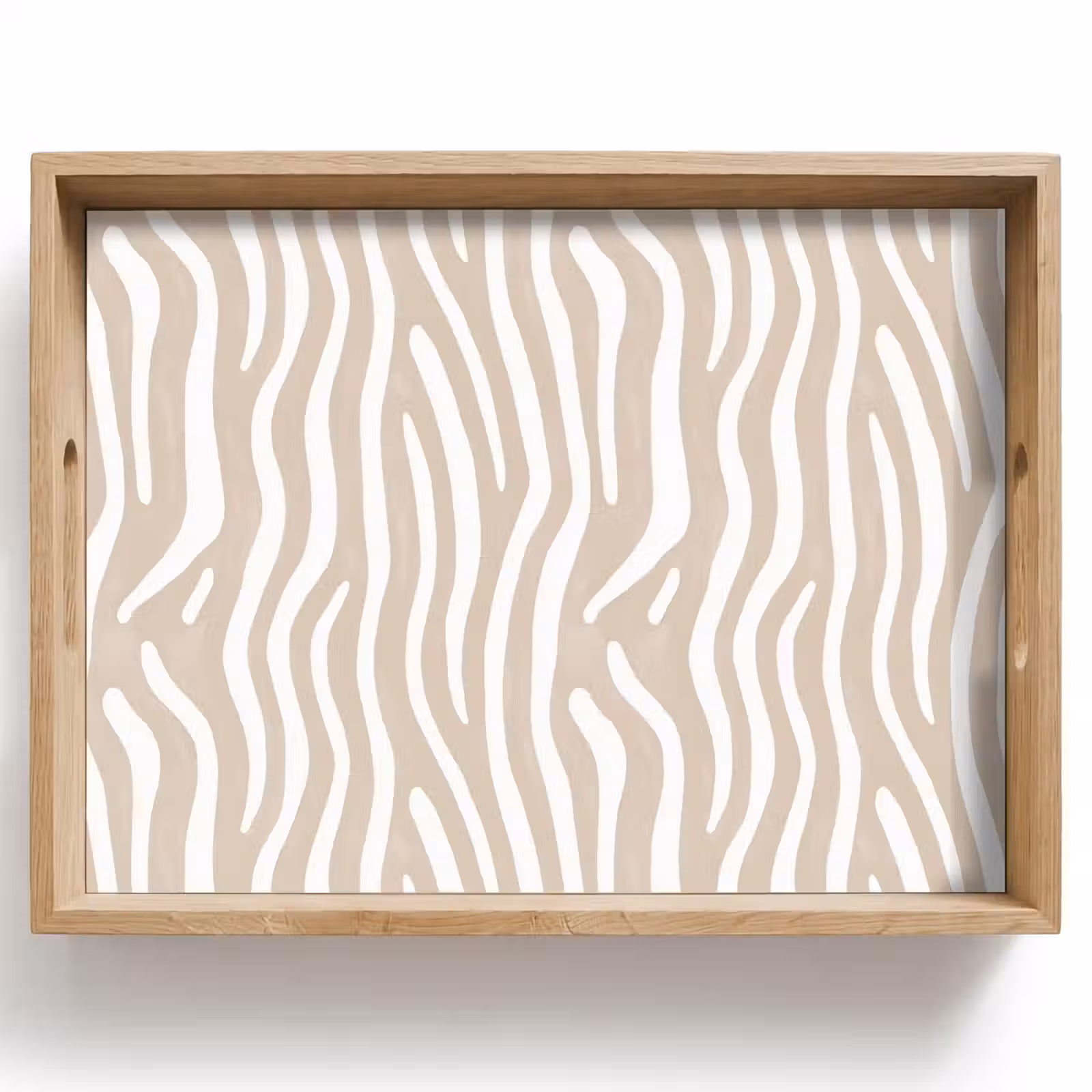 Dienblad - Abstract - Zebra - Beige — 1