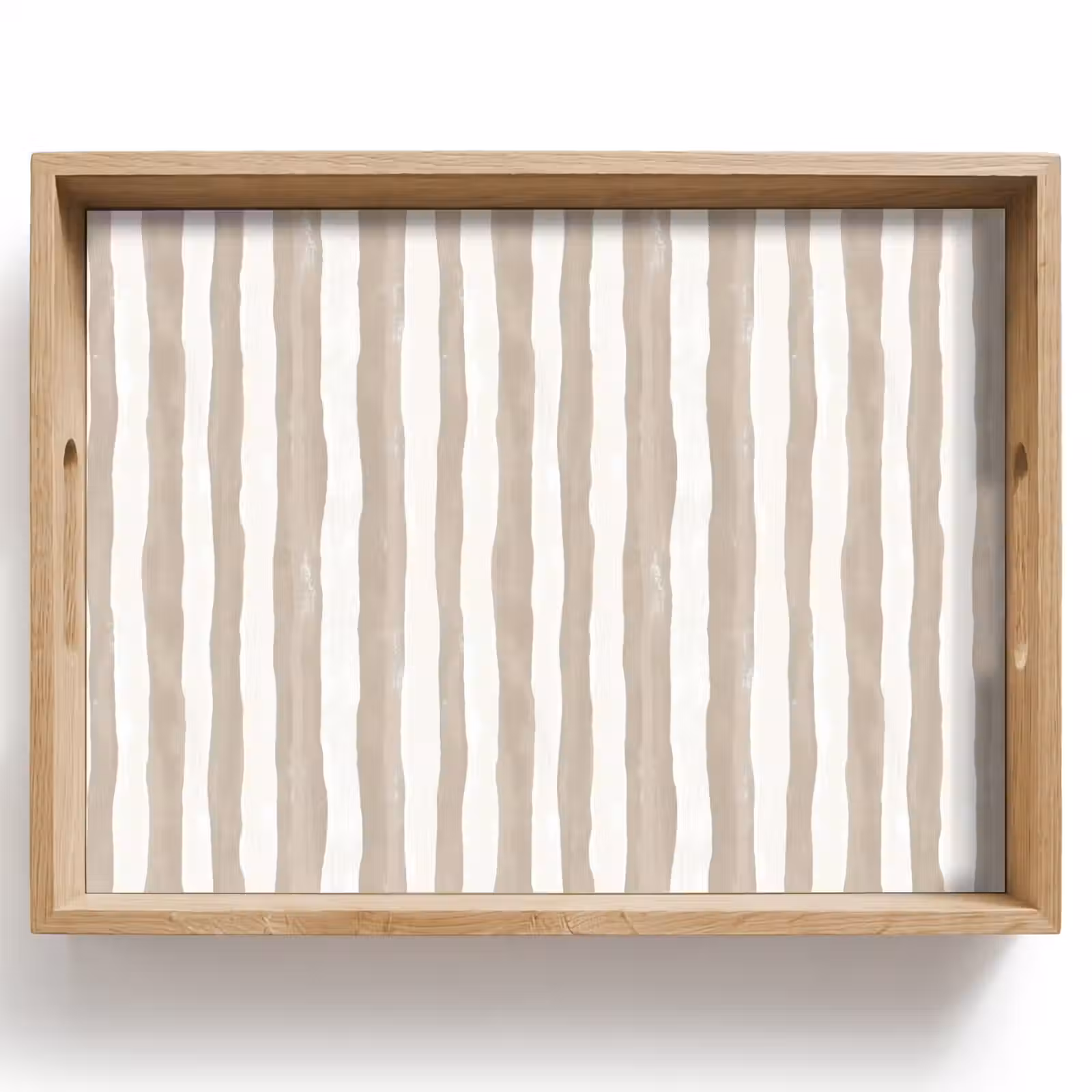 Dienblad - Minimalistisch - Strepen - Beige — 1