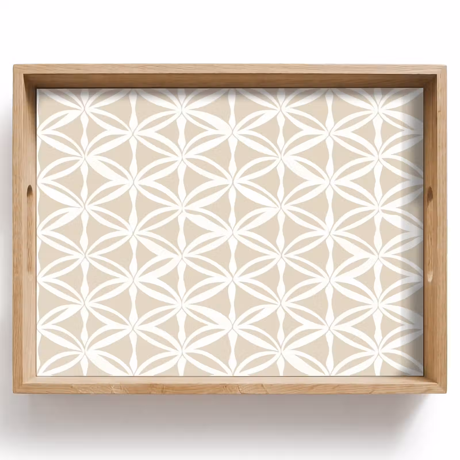 Dienblad - Motief - Modern - Beige — 1