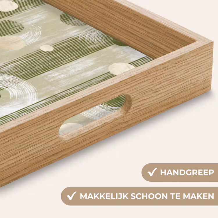 Dienblad - Artistiek - Modern - Groen — 5