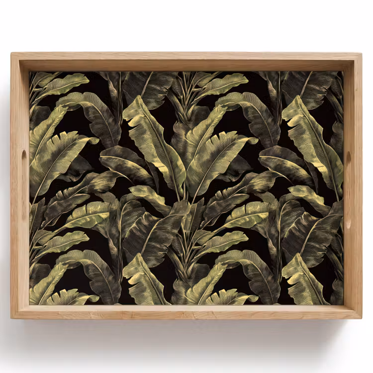 Dienblad - Botanisch - Bladeren - Groen — 1