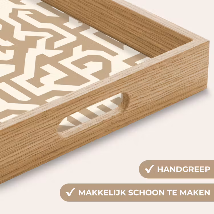 Dienblad - Modern - Abstract - Beige — 5