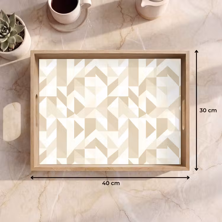 Dienblad - Modern - Abstract - Beige — 9